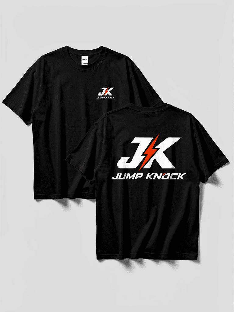 JK Oversized T-Shirt, Black