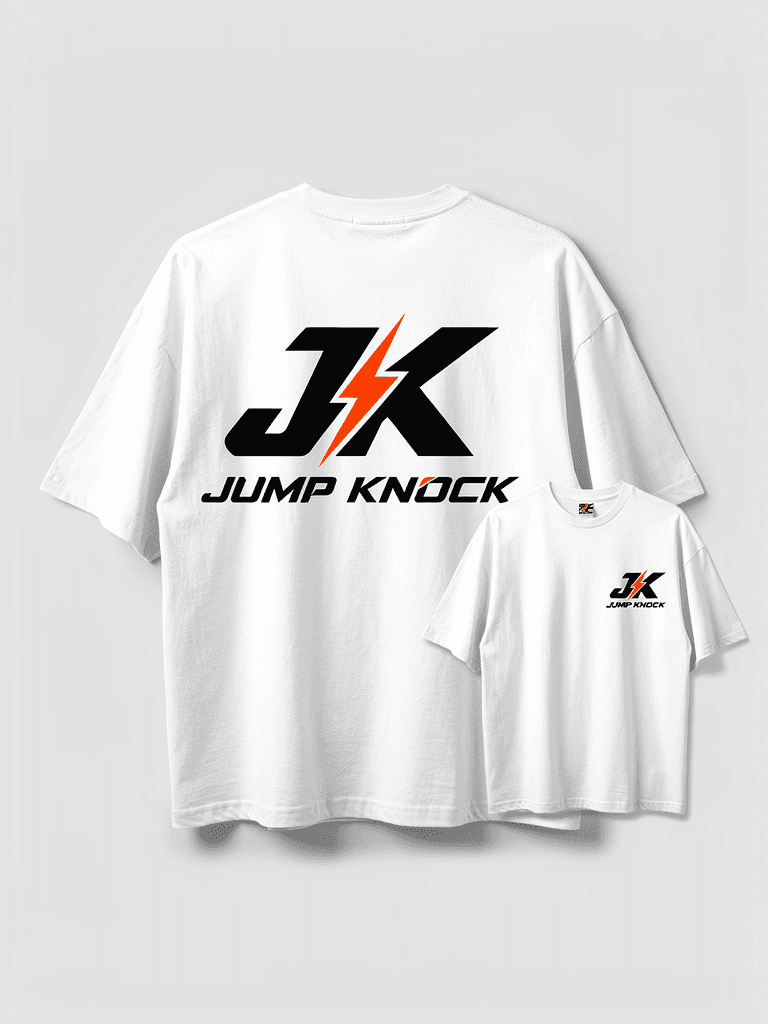 JK Oversized T-Shirt, White