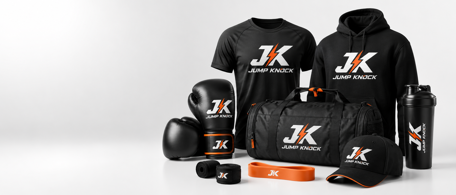 Jump Knock branded sports merchandise