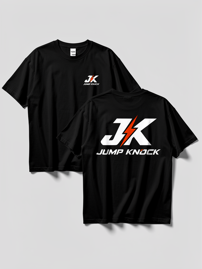 JK Oversized T-Shirt, Black